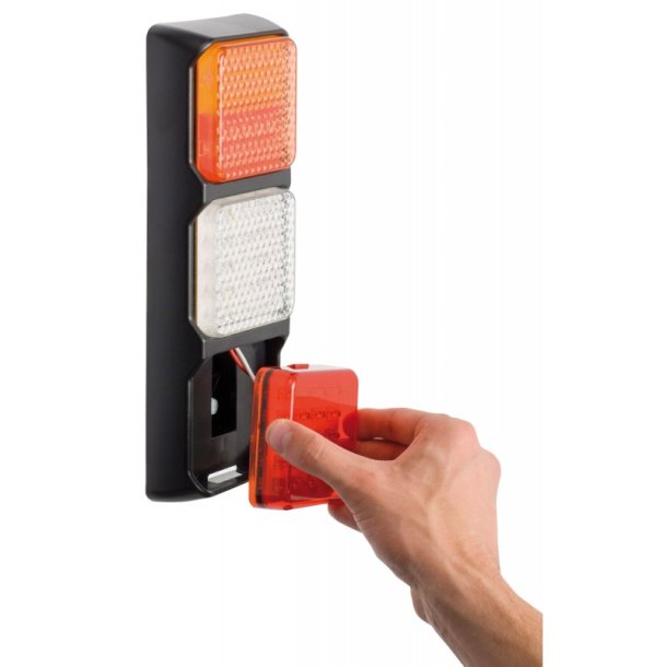 80 serie firkantet sort ramme, til 3 moduler