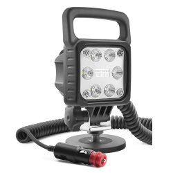 LED arbejdslampe ledning/stik/h�ndtag/afbryder.