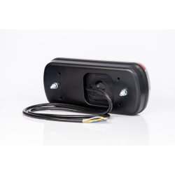 LED universal baglygte med 5-6 funktioner, 12/24V