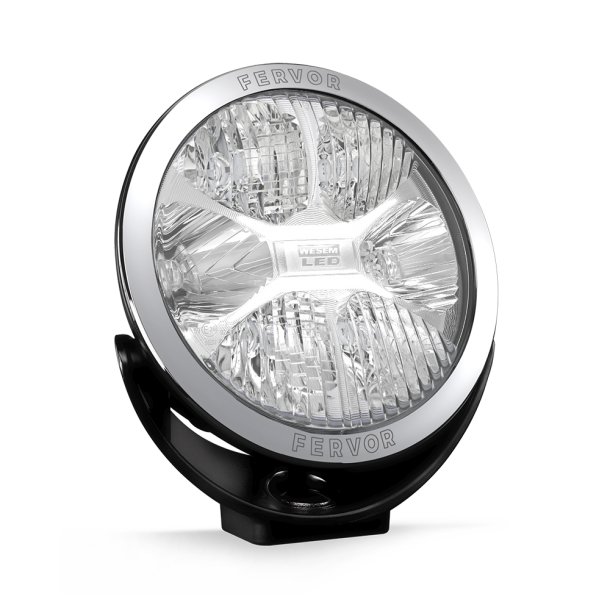 Fervor fjernlygte, 2400 Lumen (ref 25), 28W, 6 LED, K�relys m. parkeringslys (3W), 12-24V