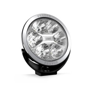 Fervor fjernlygte, � 180 mm, 2400 Lumen (ref 25), 28W, 6 LED, K�relys m. parkeringslys (3W), 12-24V