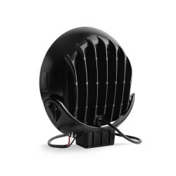 Fervor fjernlygte, � 180 mm, 2400 Lumen (ref 25), 28W, 6 LED, K�relys m. parkeringslys (3W), 12-24V