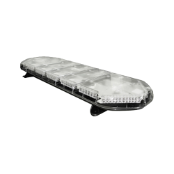 43" Legion, 12 Volt, R65, gul/bl, klar glas