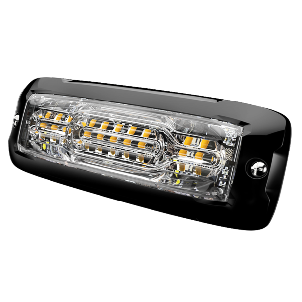 XT12, Kraftig bl LED med sort base, 12/24V, R65, klar linse