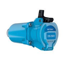 Rettbox stik m/hndtag, 230V, 3P, 20A, u/luft, 1P+N+E