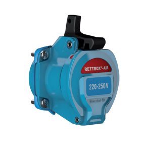 Rettbox stikdse, 3P, 230V, 20A, m/luft, 1P+N+E