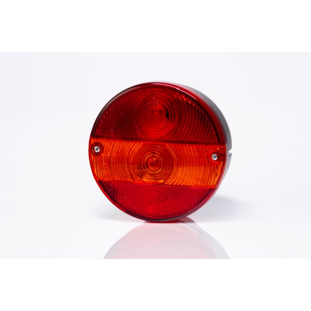 3-kammer baglygte med nr.pladelys