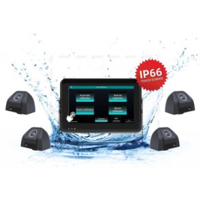 360� kamerasystem med 4 kameraer og 7