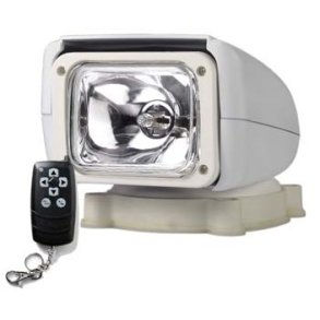 Sgelygte, 12v, hvid, fastmontering, halogen, 55w, trdls fjernbetjening, Saturn