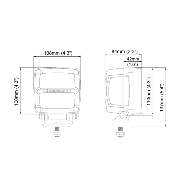 LED Arbejdslygte NORDIC Scorpius PRO 2500 Flood