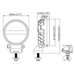 LED Arbejdslygte NORDIC Canis GO 410 Wide Flood