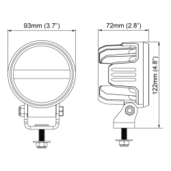LED Arbejdslygte NORDIC Canis GO 420 Flood