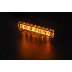 Fleksibelt supplerende 6-LED blink, 10-30 v. gul/klar, R65 Class II.�