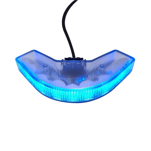 OV9 (st af 2), L-beslag, Bl LED Bl glas, R65, 12/24V, kan natsnkes