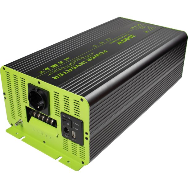 DC-AC Ren sinus inverter. 24V-230V. 3000 W (6000W Peak)