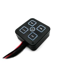 Betjeningspanel med 4 funktionsknapper, 10-30V