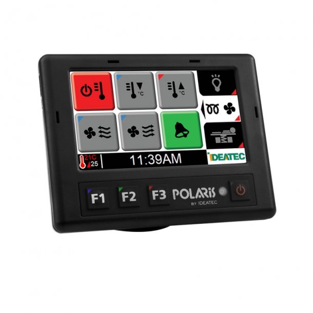 POLARIS Touchscreen Console - Black - Foot Mount/Beacon