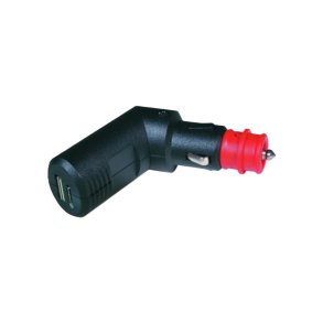 Vinkelbar USB A/C ladestik 8-16V / 3,6A 