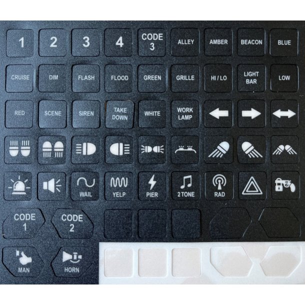 Sireneforstrker, m/ hndst, 100 W, 11 Ohm, 12/24V