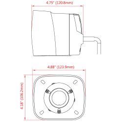 MC Sirene m. hjtaler og hndst, 30W, 12v