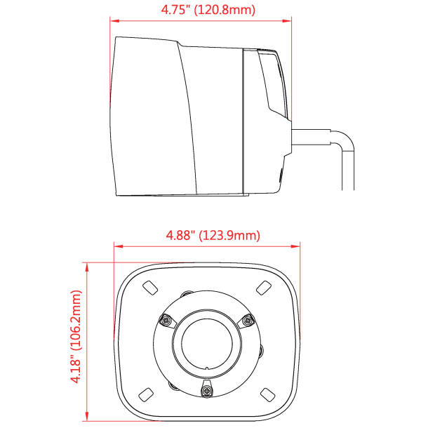 MC Sirene m. hjtaler og hndst, 30W, 12v
