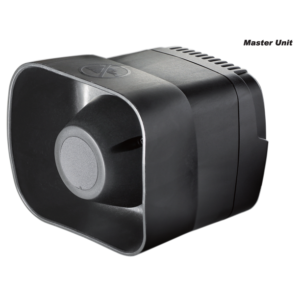 MC Sirene m. hjtaler og hndst, 30W, 12v