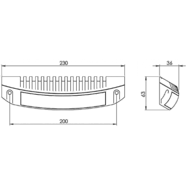 Scenelight LED, Rd, 10-32v, 15W, 1560 lm, IP67