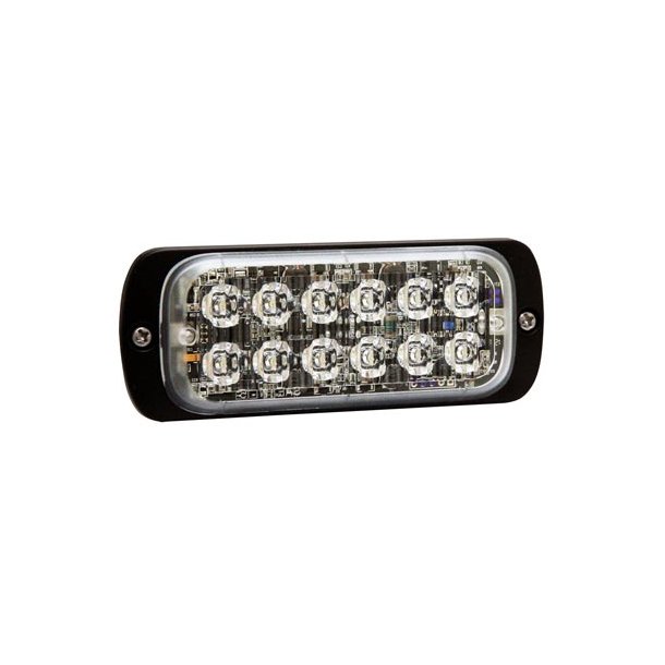 Supplerende blink, Gul, 12 LED, 12/24 V, ECE R65, natsnkning