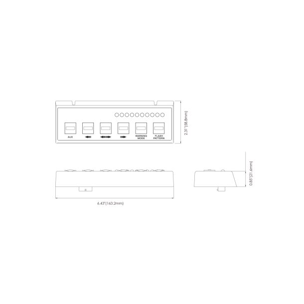 6-button switch for Torrent/Legion og Traffic Director 