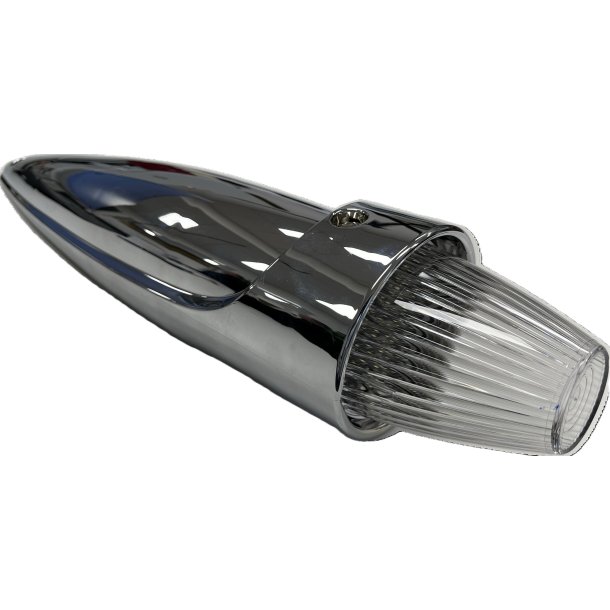 Torpedolygte LED hvid/gul, 12/24V