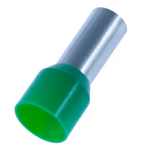 100 stk. Endetylle grn til 16kv.Lngde 12/22,2mm, Dia 6,2/5,8