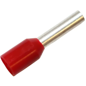 100 stk. Endetylle rd til 1,50kv.Lngde 8/14,6mm, Dia 1,8/2,1