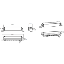 Vinkel / Side monteret beslag