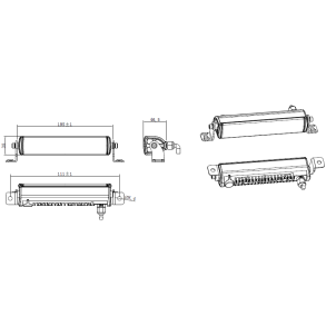 Vinkel / Side monteret beslag