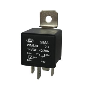 Skifterel 12V 5P 40/30A