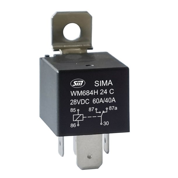 Skifterel� 24V 5P 60/40A