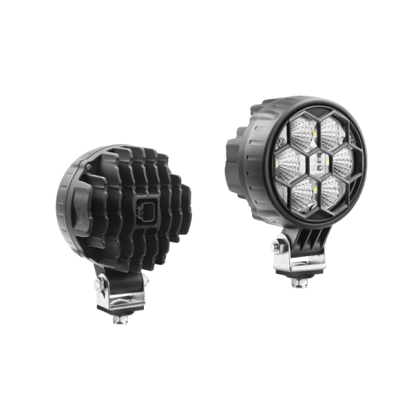 Arbejdslampe, 2500 lm, Rund m/linse-beskytter, DT-connector