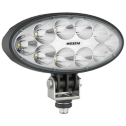 4000 Lumens oval LED arbejdslampe, 12/24v, SPOT (53601)