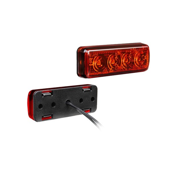 Markeringslygte, 12/24V, R�d