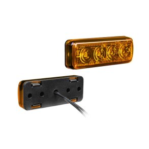 Sidemarkeringslygte, 12/24V, Gul
