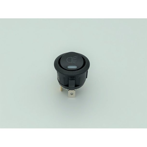 Vippekontakt, baggrundsbelyst, 12/24v, Arbejdslys