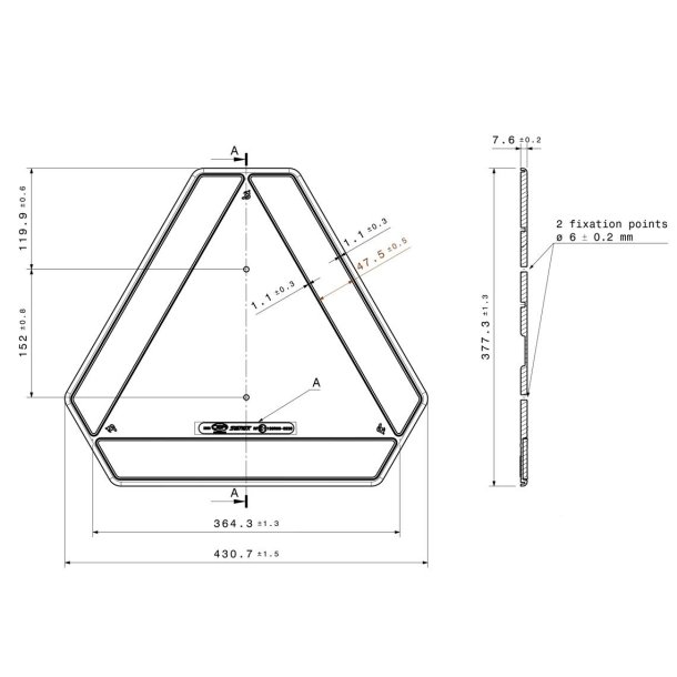 SMV Refleks uden holderst (CEA)