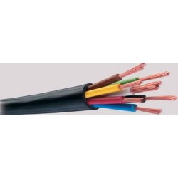 Kabel 13 x 1,0kv rund/sort 50 m.