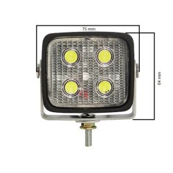 RB-L543 12w LED Baklygte, FLOOD, 9-32V,