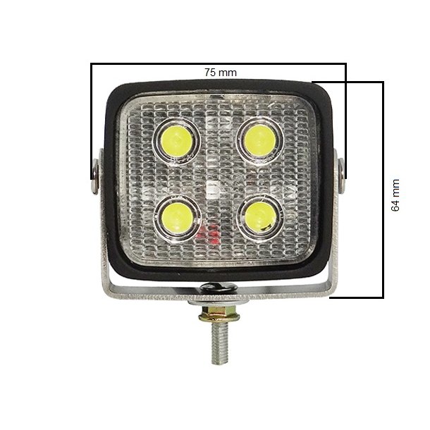 RB-L543 12w LED Baklygte, FLOOD, 9-32V,