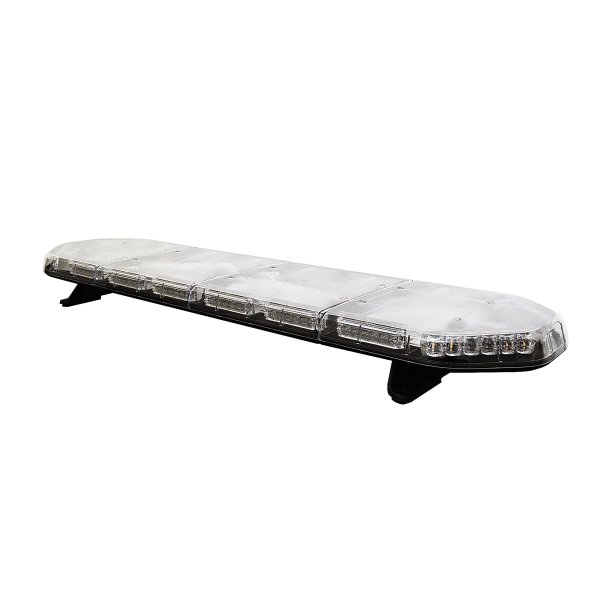 49" Legion, 12 Volt, R65, gul/bl, klar glas