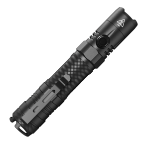 Genopladelig LED hndlygte, lades via USB stik i lygten. 1200 lm, incl. NL21 batteri (4000 mAh)