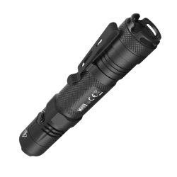 Genopladelig LED hndlygte, lades via USB stik i lygten. 1200 lm, incl. NL21 batteri (4000 mAh)