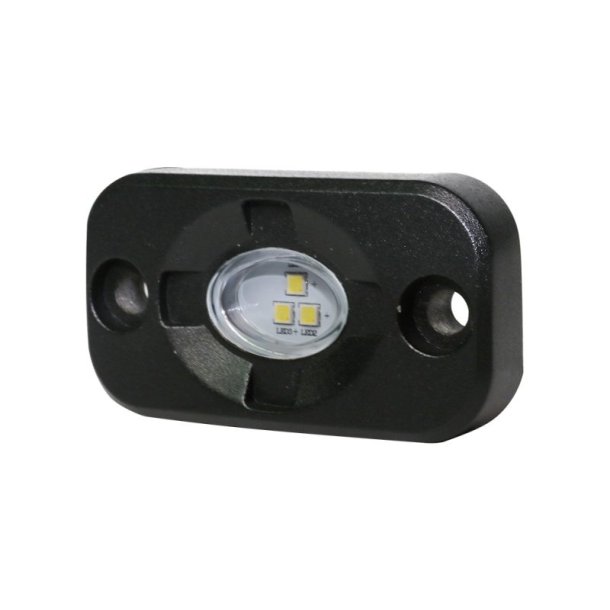 Mini LED Scenelight/arbejdslampe, 9 W, 810 lm, 10-30 V, inkl. 2 monteringsplader.