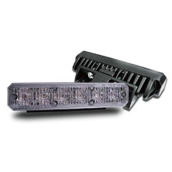 MS6, gul/bl�, 12 led, p� beslag, 12/24v